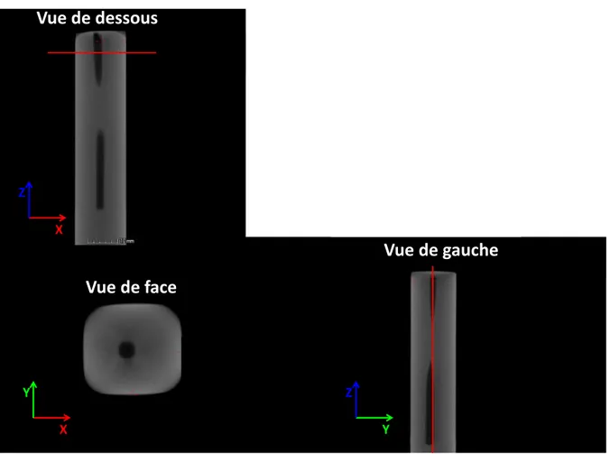 Figure 26 : Complémentarité des méthodes de contrôle par ultrasons et rayons X