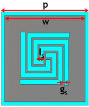 Figure 7 : La cellule unitaire proposée 