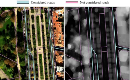 Fig. 4. Principle of the street tree mapping method.