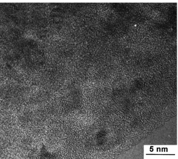 Figure 1.2: High-resolution transmission electron micrograph of TiN/SiN nanocom- nanocom-posite coating