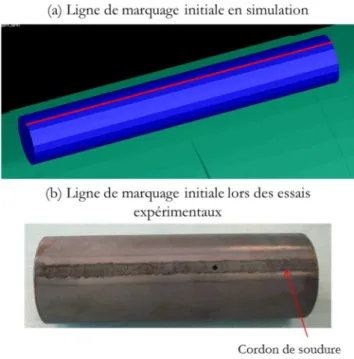 Figure 1-37 – Visualisation de la torsion pour deux simulations numériques avec deux coefficients de frottement  différents [46] 