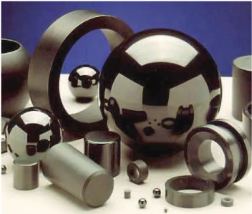 Fig. 3. Ball bearing parts reinforced by ceramic coatings [5,6].