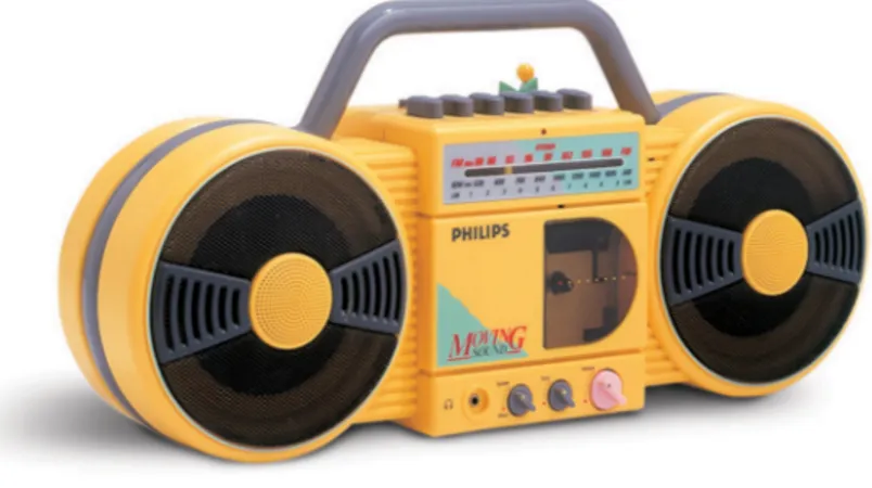 Figure 10. La &#34;Roller Radio&#34; de Philips, dont le design reflète une approche sémantique