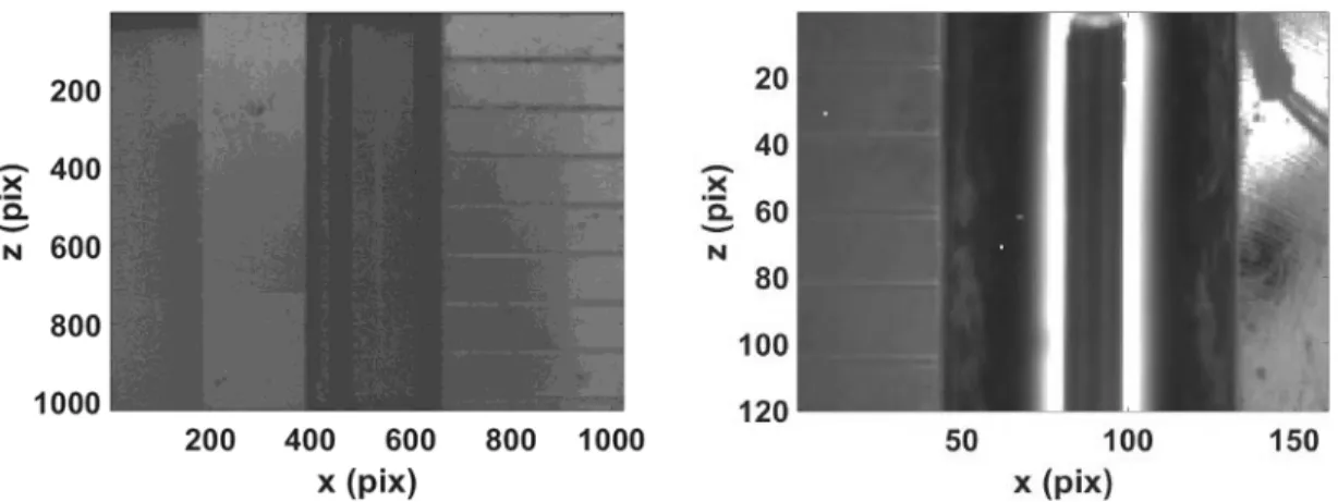 Figure 2.18 – Image de la caméra rapide et de la caméra infrarouge.