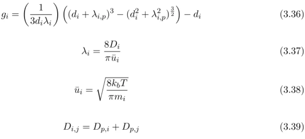 Figure 3.1 – Sch´ ema explicatif pour le facteur de pond´ eration volumique