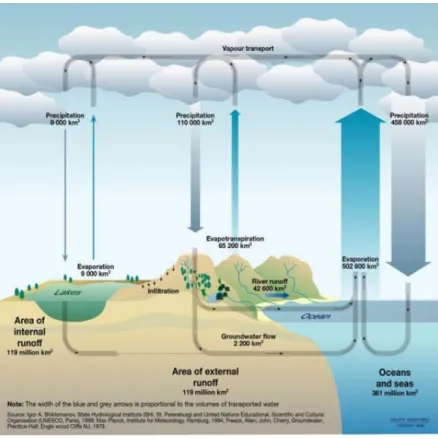 Figure 3.2 : Le cycle de l’eau        