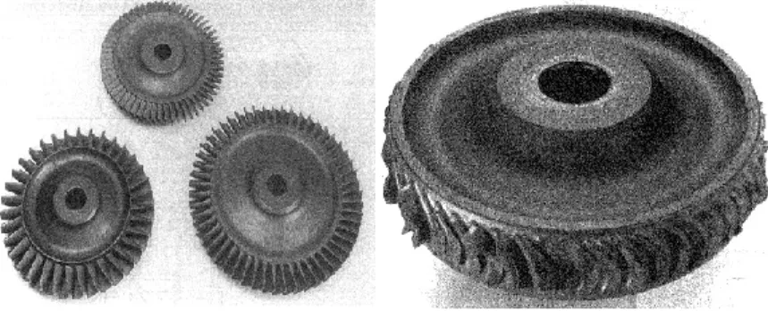 Figure 4 : Concept de rotor intégral de Daimler-Benz avant et après FOD [11] 