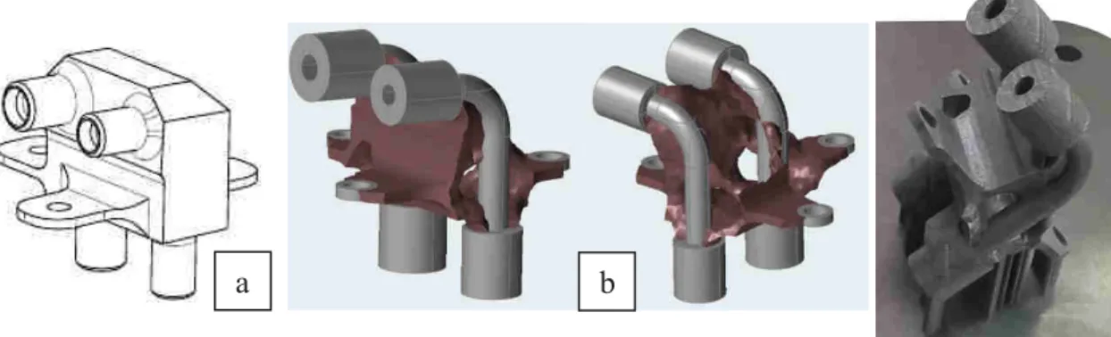 Figure 1: Subtractive manufacturing (a) and additive manufacturing part (b) 