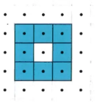 Figure  1.11:  Un polyomino  avec  trou  décrit  par deux mots  de  contour 