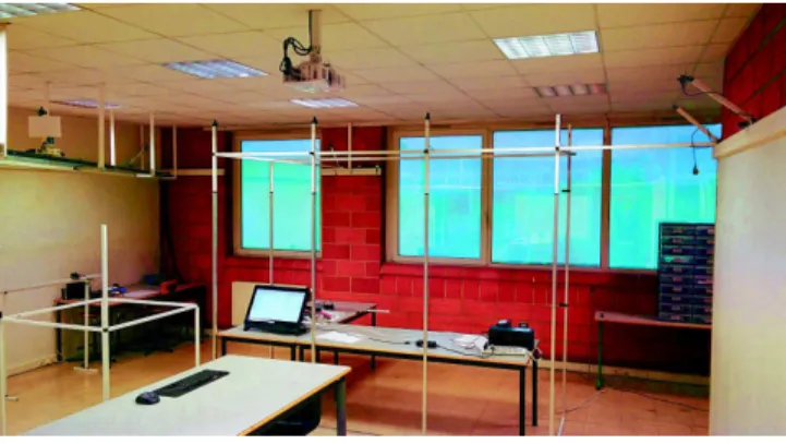 Fig. 2. The testbed room