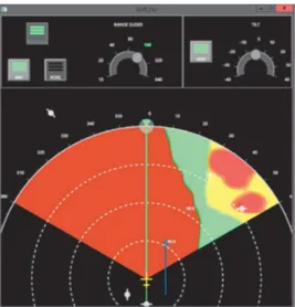 Fig. 6. User interface of the weather radar application