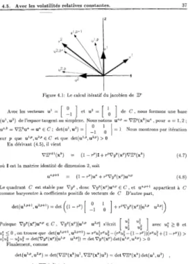 Figure 4.1: Le calcul itératif du jacobien de 3 P