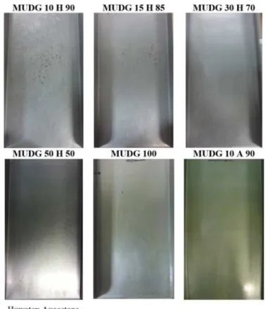 Figure 4. Images of plates after AST for MUDG-based formulations.