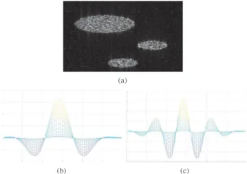Fig. 2. Example of non-linear convolution z(t), where the two IRs g 1 (t) and g 2 (t) are well separated (with a separation of ∆t 2 − ∆t 1 ) allowing the linear and non-linear components to be estimated.