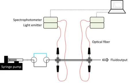 Fig. 3. Set-up for RTD experiments.