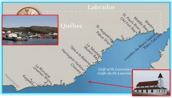 Tableau 1. La Base-côte-nord du golfe de Saint-Laurent, Harrington Harbour 1