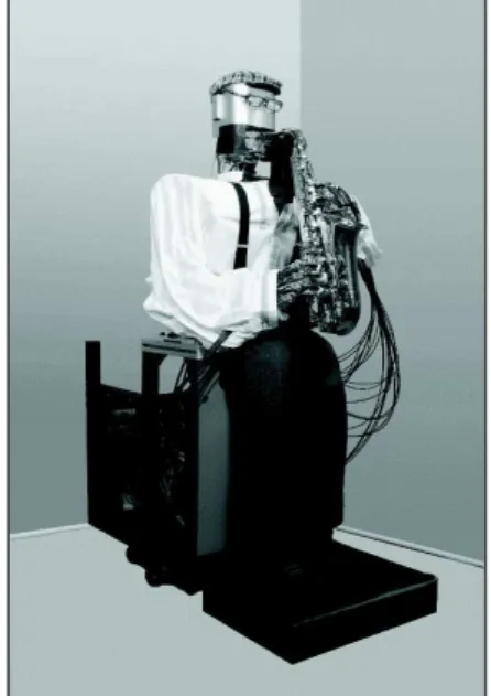 Fig. 1 Waseda Anthropomorphic Saxophonist 5  (WAS-5) 