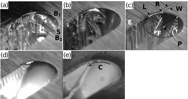 Figure  4-13.  Velocity  dependence  of  tilting  angle  of  kerf  front;  experimental  measurement  ( exp ) 