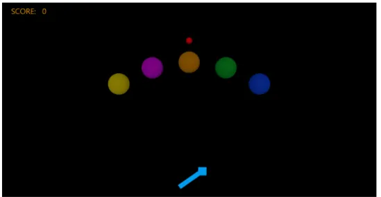 Figure 4: Timing Task as Seen on the Computer Screen without the Lines 