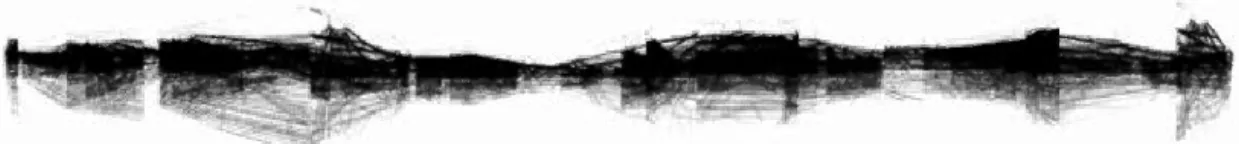 Figure  3 . 6  Bé liv eau ,  C .  (arti ste) .  (2 014 ) .  Vec t eur d 'inte 1 j é r ence,  impr ess i on  num érique  sur  v in y l e  a utoco ll a nt,  360  x  42  po u ces