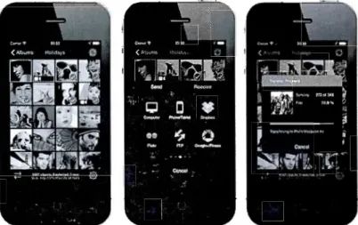 Figure 3.1  Application Android et  iOS ,  Photosync , 2014 .  Tirée  du  site  ( http: /  /wv.-w.photosvnc-app.com) 