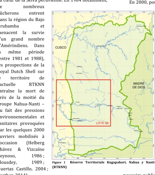 Figure	
   1	
   	
   Réserve	
   Territoriale	
   Kugapakori,	
   Nahua	
   y	
   Nanti	
  