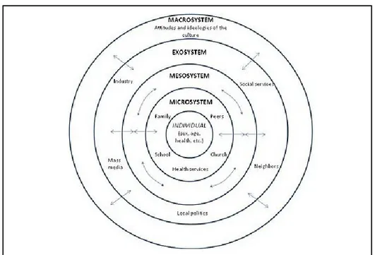 Figure 1 : Modèle écologique du développement humain  