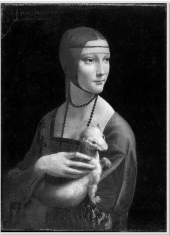 Figure 2 : &#34;La Dame à l'Hermine&#34; peinture à l'huile de Léonard de Vinci (1488-1490), ©Wikimedia commons, Public domain 