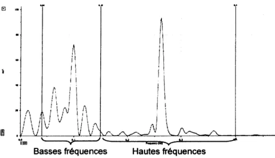 Figure 5 : Exemple d’analyse spectrale