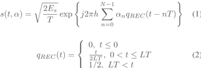 Fig. 1. Channel coding and modulation at transmitter and iterative receiver structure