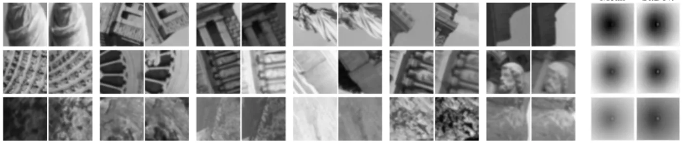 Figure 1.12: This figure shows pairs of images from the Multi-View Stereo (MVS) dataset Snavely et al