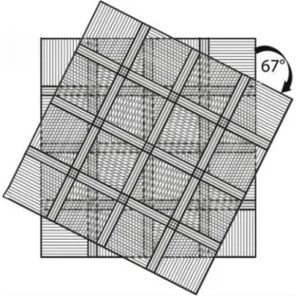 Figure 4: Schematic diagram describing chess scanning strategy. 