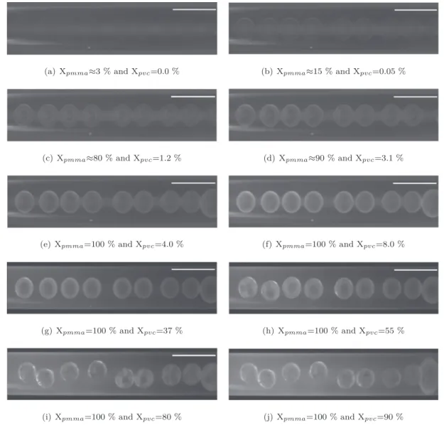 Fig. 12. Evolution of the droplets/particles during the MMA/VCM copolymerization. Experiment E4