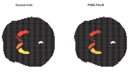 Fig. 1. Real (left) and estimated (right) SBE variability.