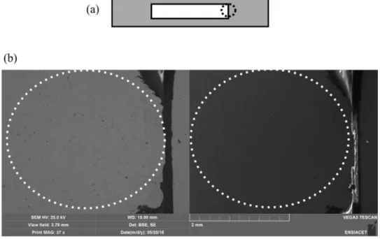 Fig. 10. EDS mapping of adhesive failure initiation area for element Carbon. Fig. 11. EDS mapping of adhesive failure initiation area for element Aluminum.