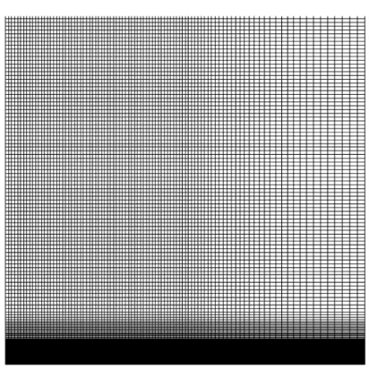 Fig. 12. Strongly reﬁned computational grid used in the simulation of the Leidenfrost droplet.