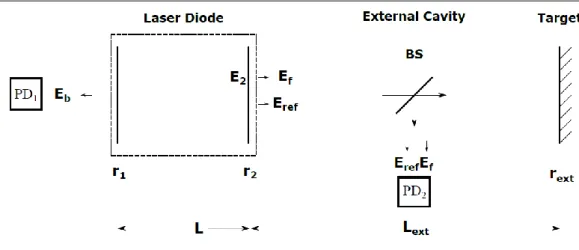 Fig. 2.5:  A schematic representation of the back and front photodetection configuration