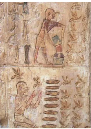 Figure 5 : Représentation d’une scène d’apiculture sur la tombe de Pasaba (TT279) (source : antikforever  [en ligne]