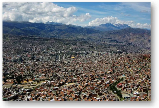 Illustration 3 : ville de La Paz depuis El Alto 