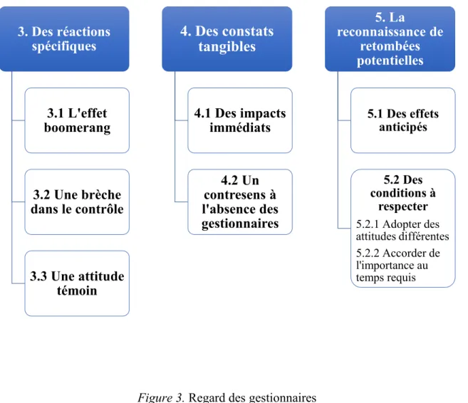 Figure 3. Regard des gestionnaires 