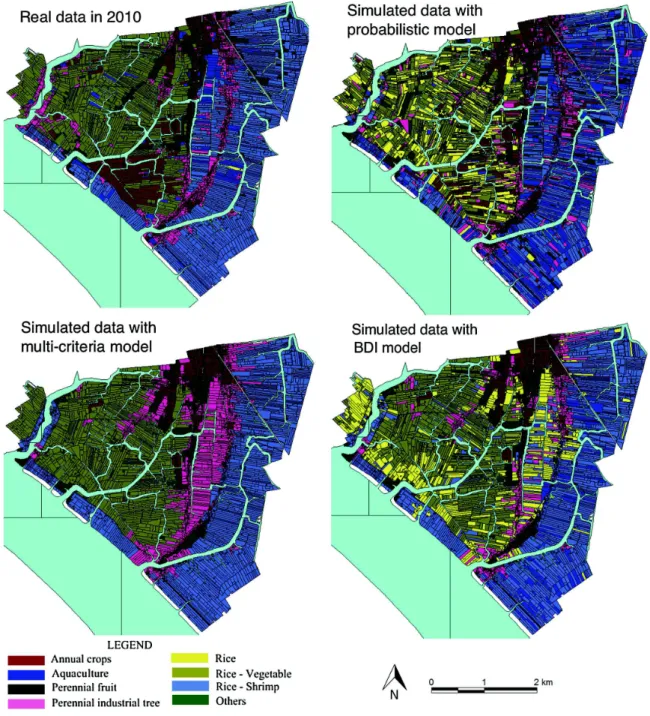 Figure 3 shows simulation results obtained from the three models and the observed data