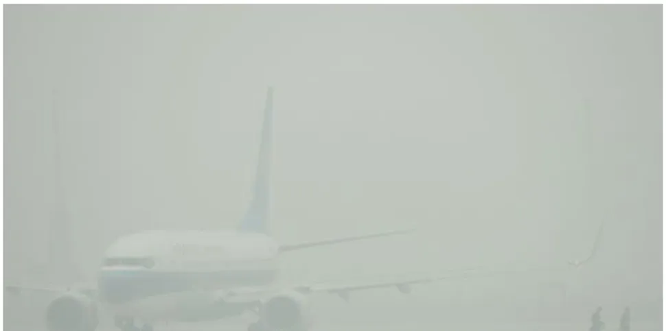 Figure 1.1 – Brouillard sur un a´eroport