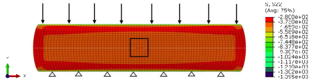 Figure 4: Digital Image Correlation measured of strain homogeneity during a compression test