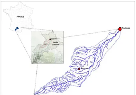 Fig. 1.  Localisation du bassin du Touch  2.2  E XTRACTIONS SÉQUENTIELLES