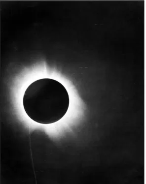 Figure 14. Image originale de l’éclipse tirée de Dyson, Eddington et Davidson (1919). 