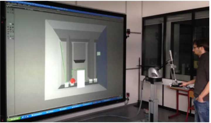 Figure 6: Simulation on VR platform