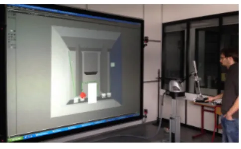 Figure 7: Simulation on VR platform