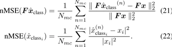 Fig. 3. Comparison between the performance of the proposed algorithm with power classes (plain line), and that of the previous algorithm from [6] in the case of a flat prior (dash-dotted line), or a prior adjusted to high-power (dotted line) or low-power t