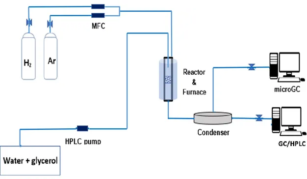 Figure 3.2. Simple schema of the SESRG setup. 