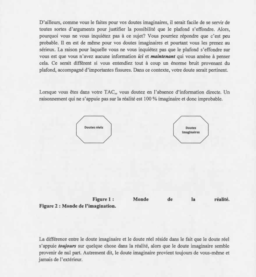 Figure 1:  Monde  Figure 2  : Monde de l'imagination. 